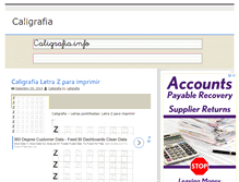 Tablet Screenshot of caligrafia.info