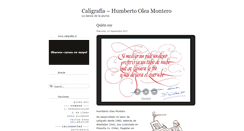 Desktop Screenshot of caligrafia.cl
